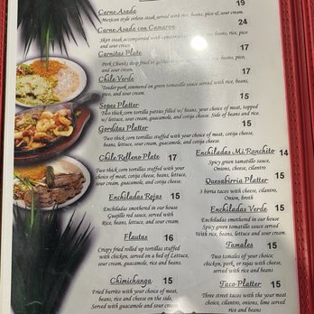 Mi Ranchito - Menu - Mexican Near Me - Reno, Nevada