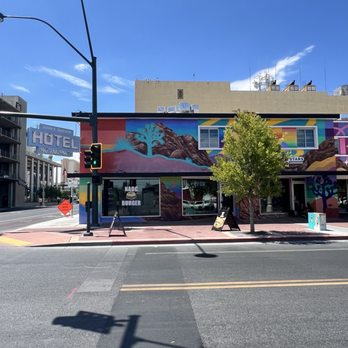 NADC Burger - Looking at the front of the restaurant from across the street - Burgers Near Me - Las Vegas, Nevada