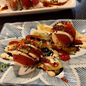 Senro Sushi - Cherry bomb - each piece is an order - so yummy - Sushi Bars Near Me - Pleasanton, California Senro Sushi - Cherry bomb - each piece is an order - so yummy - Sushi Bars Near Me - Pleasanton, California