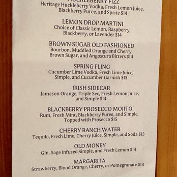 Barrington's Irish Bar and Grill - Cocktail menu - Cocktail Bars Near Me - Oak Harbor, Washington Barrington's Irish Bar and Grill - Cocktail menu - Cocktail Bars Near Me - Oak Harbor, Washington