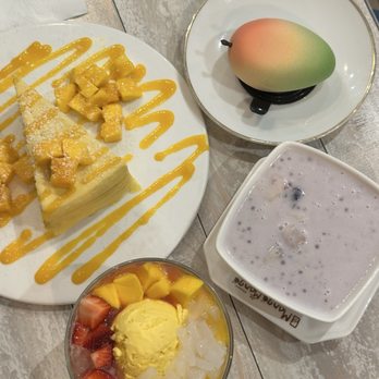 Mango Mango Dessert - Mango Mango Mille Crepe Cake 10 Cake Mango Mousse Cake 8 Cake H5 Mo Mo Cha Cha - Desserts Near Me - New York, New York Mango Mango Dessert - Mango Mango Mille Crepe Cake 10 Cake Mango Mousse Cake 8 Cake H5 Mo Mo Cha Cha - Desserts Near Me - New York, New York