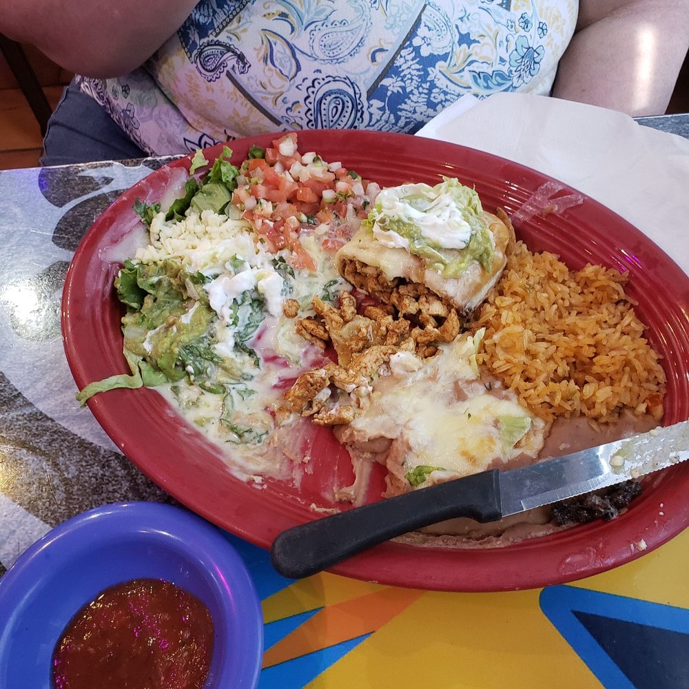 Cesar's Old Mexico - The chimichanga dinner plate. - Mexican Near Me - Springfield, Missouri Cesar's Old Mexico - The chimichanga dinner plate. - Mexican Near Me - Springfield, Missouri
