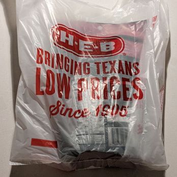 H-E-B - H-E-B plastic shopping bag. There was a bag of KIND granola inside - Grocery Near Me - San Antonio, Texas H-E-B - H-E-B plastic shopping bag. There was a bag of KIND granola inside - Grocery Near Me - San Antonio, Texas