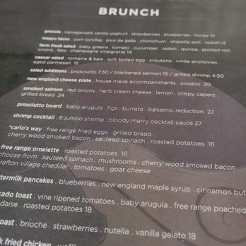 Circe Restaurant & Bar - Brunch menu - New American Near Me - Providence, Rhode Island