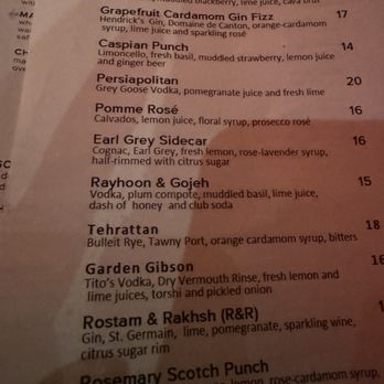 Divan Restaurant - Adorable cultural twists to cocktail names - Persian/Iranian Near Me - Mclean, Virginia Divan Restaurant - Adorable cultural twists to cocktail names - Persian/Iranian Near Me - Mclean, Virginia