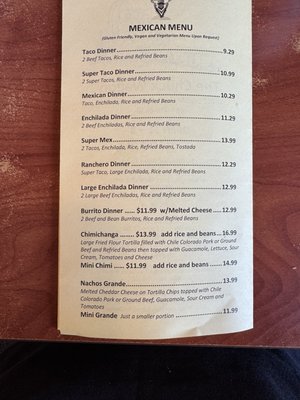 Menu photo 4 The Chuck Wagon Fairview Heights, IL