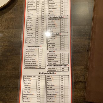 Umi Sushi - Sushi menu - Japanese Near Me - Garland, Texas Umi Sushi - Sushi menu - Japanese Near Me - Garland, Texas