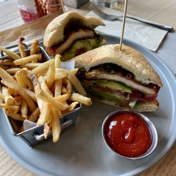 Willow & Whisk - Goddess chicken sandwich with fries - Breakfast & Brunch Near Me - Wyckoff, New Jersey Willow & Whisk - Goddess chicken sandwich with fries - Breakfast & Brunch Near Me - Wyckoff, New Jersey