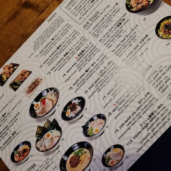 Arashi Ramen - Menu - Ramen Near Me - Seattle, Washington