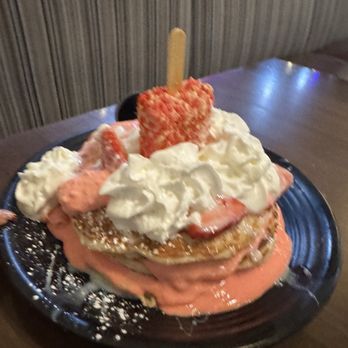 Chilaquiles Modern Kitchen - Strawberry Shortcake Pancakes. - Mexican Near Me - Mesa, Arizona Chilaquiles Modern Kitchen - Strawberry Shortcake Pancakes. - Mexican Near Me - Mesa, Arizona