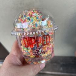 Dipped by Dee - Fruit pebbles berry bites