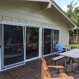 Screens delivered, and getting installed. Screens delivered, and getting installed.
