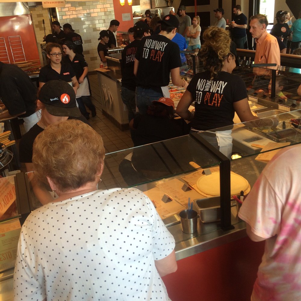 Blaze Pizza - Busy line went fast - Salad Near Me - Tulsa, Oklahoma