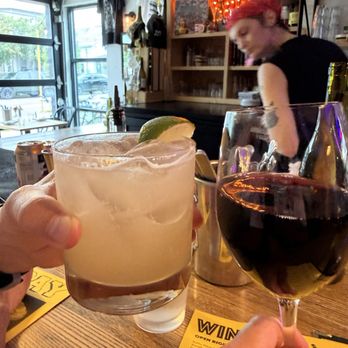 May Day - margarita and Austrian red (zweigelt) - New American Near Me - Burlington, Vermont