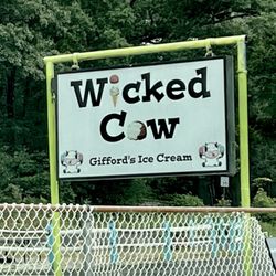 Wicked Cow - Street sign