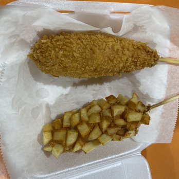Ssong's Hot Dog - DULUTH - Mozzarella cheese hotdog and potatoes hotdog - Hot Dogs Near Me - Duluth, Georgia
