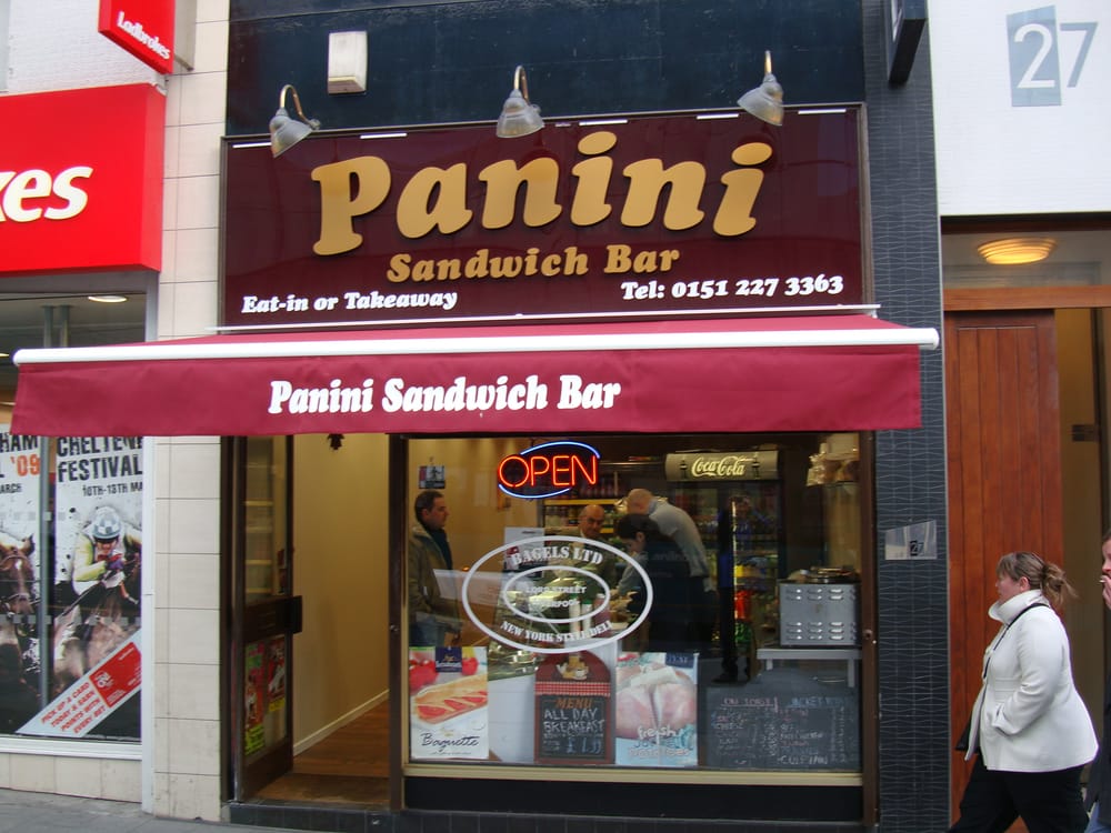 PANINI SANDWICH BAR 25 Lord St, Liverpool, Merseyside, United Kingdom
