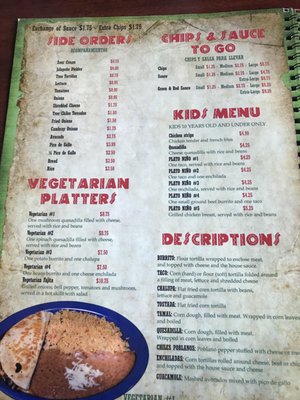 Menu photo 6 Taqueria Jalisco Columbia, SC