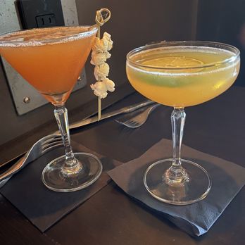 Kro Bar - Curtain call (left, my fav!) and the daiquiri on happy hour - Cocktail Bars Near Me - Bothell, Washington Kro Bar - Curtain call (left, my fav!) and the daiquiri on happy hour - Cocktail Bars Near Me - Bothell, Washington