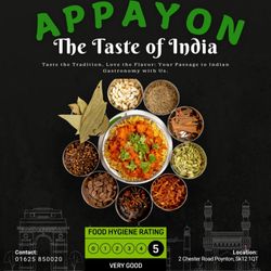 Appayon Indian Restaurant  - Best Indian restaurant in poynton
