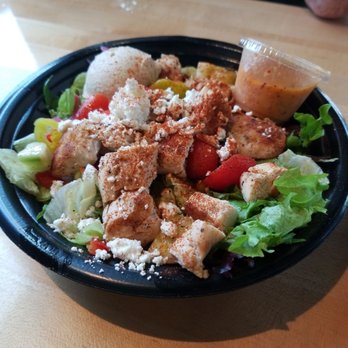 PDQ Orlando: Lake Nona - yia yia Greek salad - Chicken Shop Near Me - Orlando, Florida