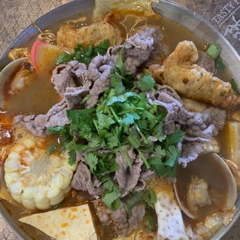 Tasty Pot - Beef pot sub Taiwanese spicy soup (+1) - Taiwanese Near Me - Milpitas, California Tasty Pot - Beef pot sub Taiwanese spicy soup (+1) - Taiwanese Near Me - Milpitas, California