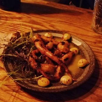 El Lopo - Braised ....baby octopus I think.  I am not a huge fan but my brother says it's one of his favorites - Spanish Near Me - San Francisco, California