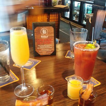 Bosscat Kitchen & Libations - Breakfast In Bed Shot! .... This bacon is delicious! - New American Near Me - Irvine, California Bosscat Kitchen & Libations - Breakfast In Bed Shot! .... This bacon is delicious! - New American Near Me - Irvine, California