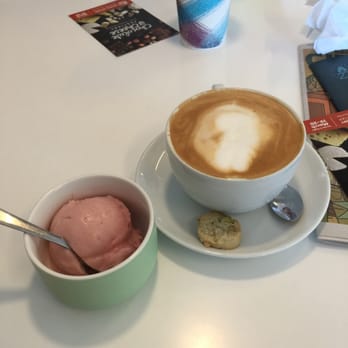 3 Cups - After lunch- a little gelato and a latte. Life is good! - Coffee & Tea Near Me - Holladay, Utah