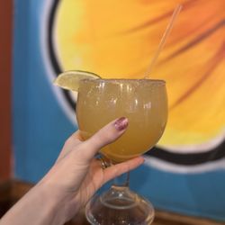 House Margarita with Peach