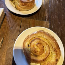 Pain au raisin and cardamom orange swirl buns