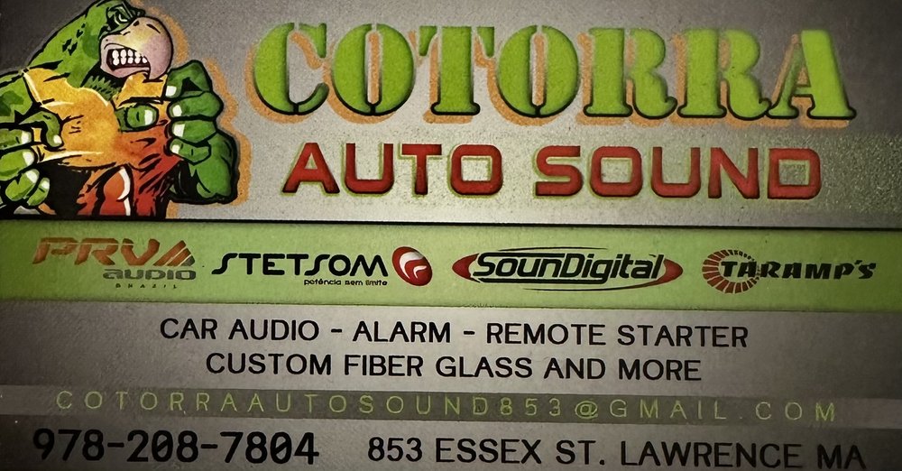 COTORRA AUTO SOUND Updated September 2024 853 Essex St, Lawrence, Massachusetts Car Stereo