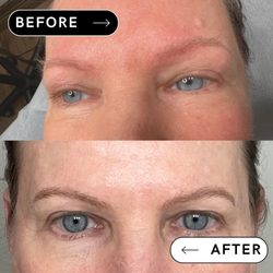 Beauty For Humans - Nano brow tattooing-- before and after.