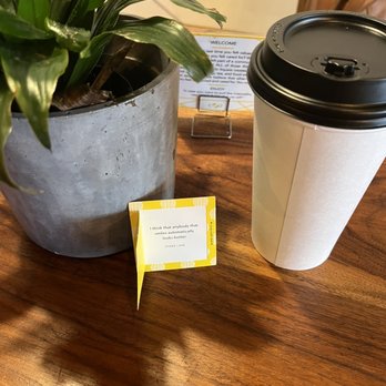 Public Square - Received a pop card checking out so cool! - Coffee & Tea Near Me - La Mesa, California
