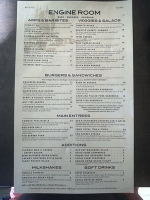 Menu photo 1 Engine Room Mystic, CT Menu photo 1 Engine Room Mystic, CT
