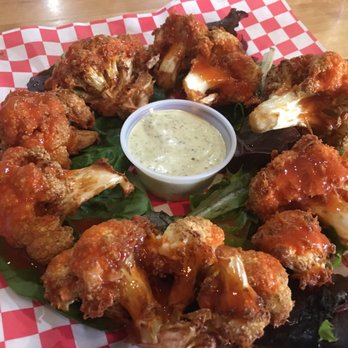 Greens & Lemons - Buffalo Cauliflower appetizer. - Mediterranean Near Me - McAllen, Texas Greens & Lemons - Buffalo Cauliflower appetizer. - Mediterranean Near Me - McAllen, Texas