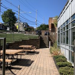 Cliffside Park Public Library - Outdoor reading