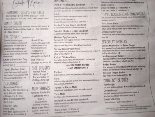 Menu photo 2 Lawrence Park Dinor Erie, PA