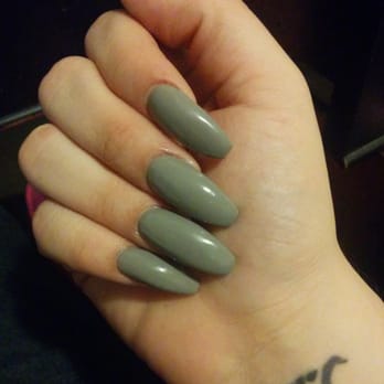 Ladies Nails - Gray gel - Nail Salons Near Me - Monrovia, California Ladies Nails - Gray gel - Nail Salons Near Me - Monrovia, California