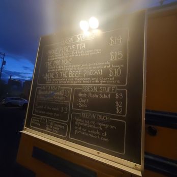 Parkie Sandwich - Awesome menu - Food Trucks Near Me