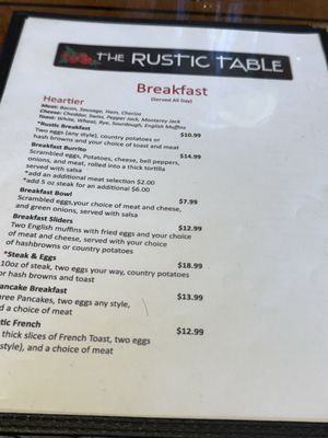 Menu photo 2 The Rustic Table Watsonville, CA Menu photo 2 The Rustic Table Watsonville, CA