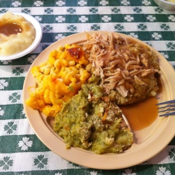 Redwood Cafeteria & Catering - Cafeteria style meat & 3. Seasoned well without piling on salt. - Cafes Near Me - Anderson, South Carolina