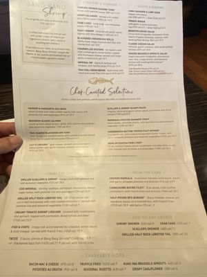 Menu photo 2 Bonefish Grill Belleair Bluffs, FL