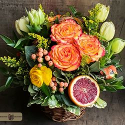 Harmonic Blooms - Floral Basket