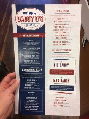 Menu photo 5 Daddy D's BBQ Fuquay Varina, NC Menu photo 5 Daddy D's BBQ Fuquay Varina, NC