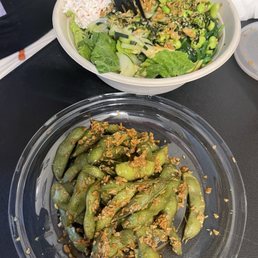 Garlic Edamame and Pokebowl Large Garlic Edamame and Pokebowl Large