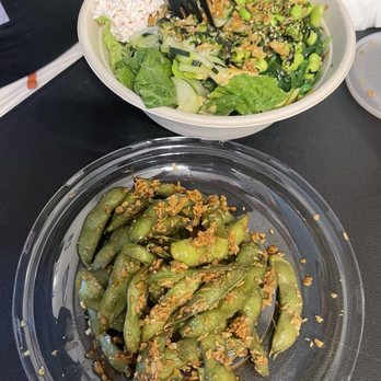 Pokeport Corona - Garlic Edamame and Pokebowl Large - Sushi Bars Near Me - Corona, California Pokeport Corona - Garlic Edamame and Pokebowl Large - Sushi Bars Near Me - Corona, California