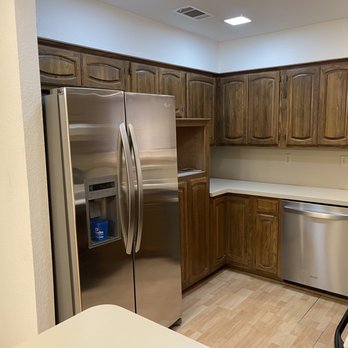 A&A Construction and Remodeling - Before photo of our kitchen: note that we had fur downs & square recessed lights - General Contractors Near Me A&A Construction and Remodeling - Before photo of our kitchen: note that we had fur downs & square recessed lights - General Contractors Near Me