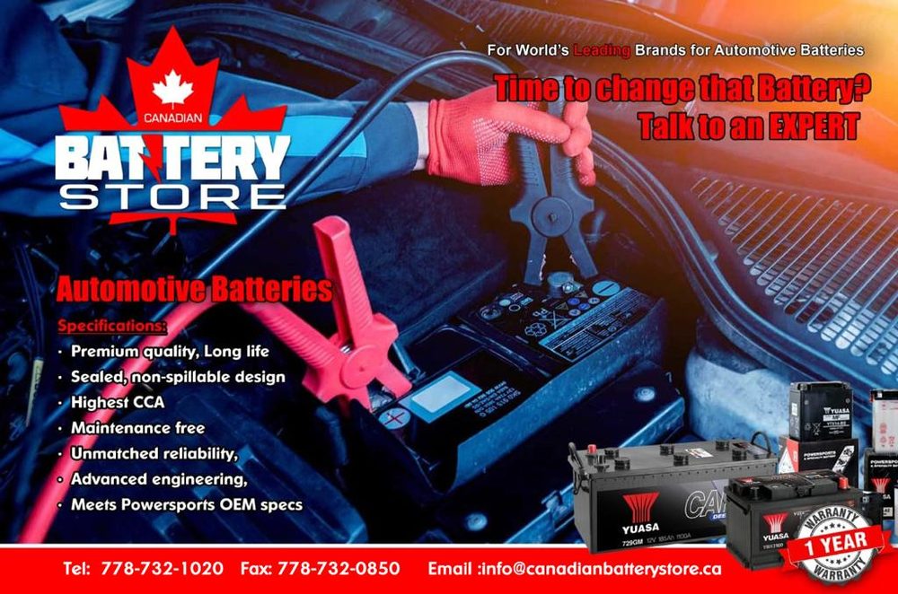 CANADIAN BATTERY STORE Updated September 2024 91585 Cliveden
