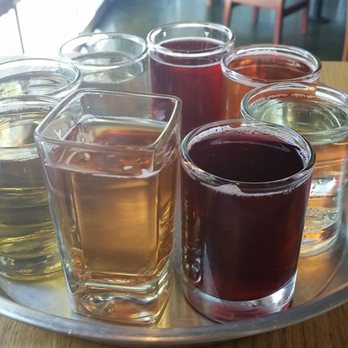 Scrumpy's - Summit cider flight - Bars Near Me - Fort Collins, Colorado
